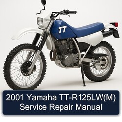 2001 Yamaha TT Models Tt-r125lw(m) Service Repair Workshop Manual PDF