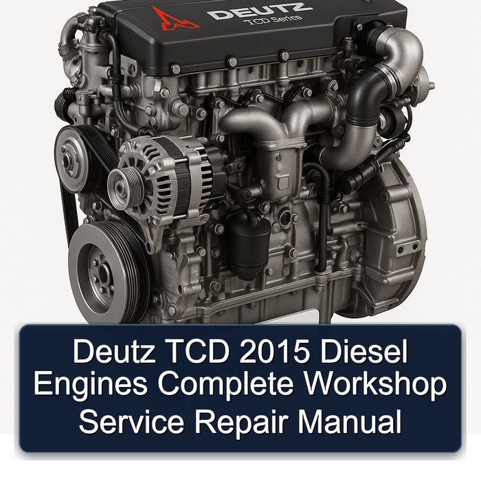 2015 Deutz TCD Series Diesel Engines Service Repair Workshop Manual PDF