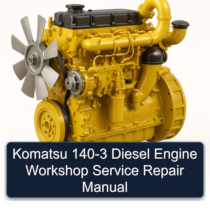 Komatsu 140 3 140-3 Diesel Engine Service Repair Workshop Manual PDF