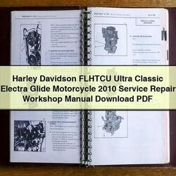 2010 Harley Davidson Ultra Flhtcu Classic Electra Glide Motorcycle Service Repair Workshop Manual PDF