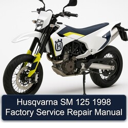 1998 Husqvarna SM Models 125 Service Repair Workshop Manual PDF