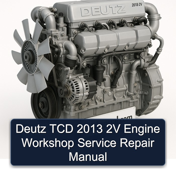 2013 Deutz 2V TCD Engine Service Repair Workshop Manual PDF