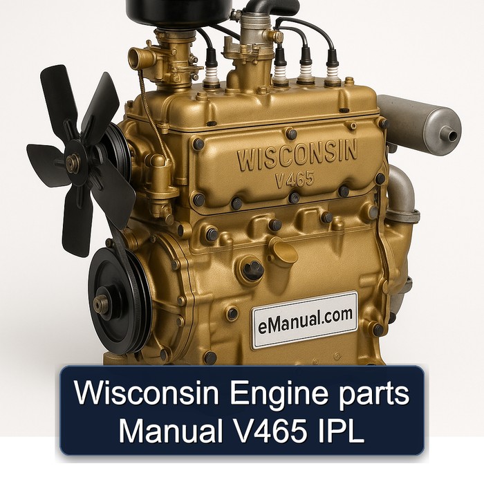 Wisconsin V465 Engine Parts IPL Catalog PDF