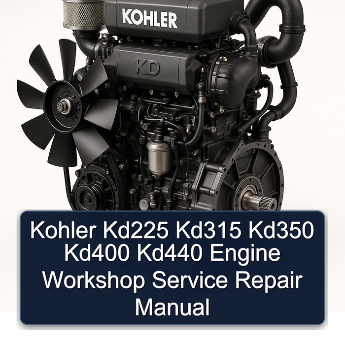Kohler KD Series KD225 KD315 KD350 KD400 KD440 Engine Service Repair Workshop Manual PDF