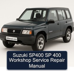 Suzuki SP Series SP400 400 Service Repair Workshop Manual PDF