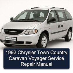 1992 Chrysler Caravan Town Country Voyager Service Repair Workshop Manual PDF