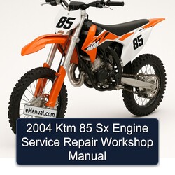 2004 Ktm 85 Sx Engine Service Repair Workshop Manual PDF