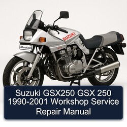 1990-2001 Suzuki GSX Series GSX250 250 Service Repair Workshop Manual PDF