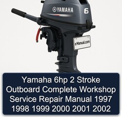 1997-2002 Yamaha 6HP 2 Stroke Outboard Service Repair Workshop Manual PDF