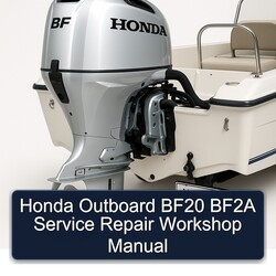 Honda Outboard BF20 BF2A Service Repair Workshop Manual PDF