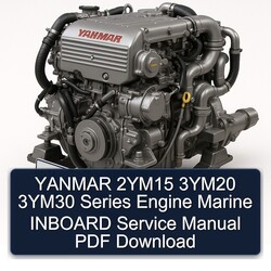Yanmar 2ym15 3ym20 3ym30 Series Engine Marine Inboard Service Repair Workshop Manual PDF
