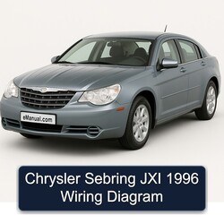 1996 Chrysler Sebring JXI Electrical Wiring Diagrams PDF