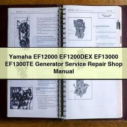 Yamaha EF12000 EF1200DEX EF13000 EF1300TE Generator Shop Service Repair Workshop Manual PDF