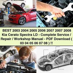 2003-2008 Kia Cerato Spectra LD / Service Repair Workshop Manual PDF