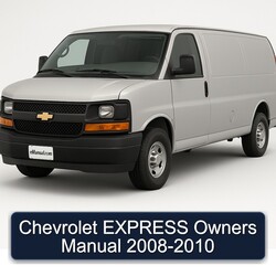 2008-2010 Chevrolet Express Owners Owner's Manual PDF