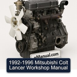 1992-1996 Mitsubishi Lancer Colt Service Repair Workshop Manual PDF
