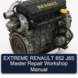 Renault E Series Extreme 852 J8S Master Service Repair Workshop Manual PDF