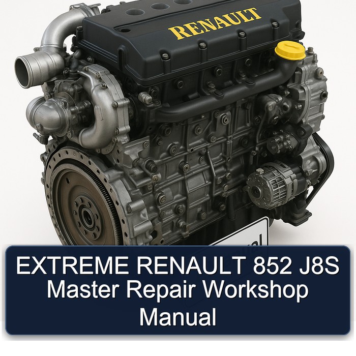Renault E Series Extreme 852 J8S Master Service Repair Workshop Manual PDF