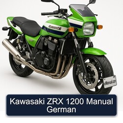 Kawasaki ZRX Models 1200 German Service Repair Workshop Manual PDF