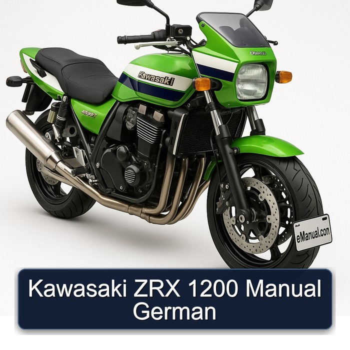 Kawasaki ZRX Models 1200 German Service Repair Workshop Manual PDF
