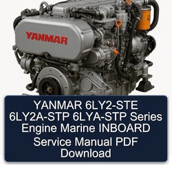 Yanmar 6LY2-STE 6LY2A-STP 6LYA-STP Series Engine Marine Inboard Service Repair Workshop Manual PDF
