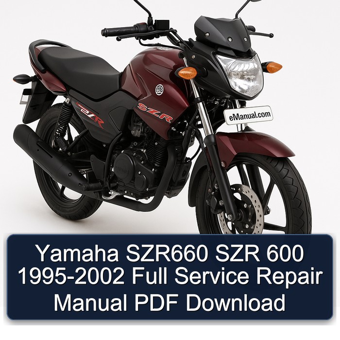 1995-2002 Yamaha SZR Models SZR660 600 Service Repair Workshop Manual PDF