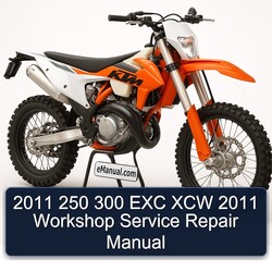 2011 KTM 300 EXC XCW Service Repair Workshop Manual PDF