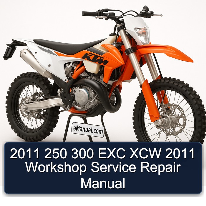 2011 KTM 300 EXC XCW Service Repair Workshop Manual PDF