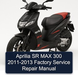 2011-2013 NSU Max Aprilia SR 300 Service Repair Workshop Manual PDF