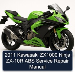 2011 Kawasaki Ninja ZX1000 ZX-10R ABS Service Repair Workshop Manual PDF