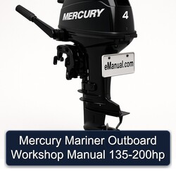 Mercury Mariner Outboard 135-200HP Service Repair Workshop Manual PDF