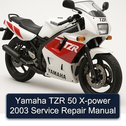 2003 Yamaha TZR Models 50 X-POWER Service Repair Workshop Manual PDF