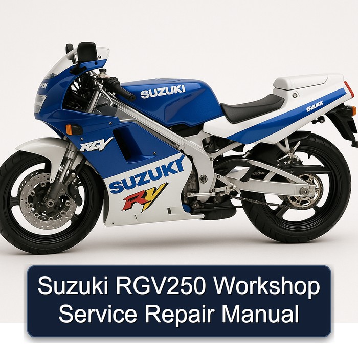 Suzuki RGV250 Service Repair Workshop Manual PDF