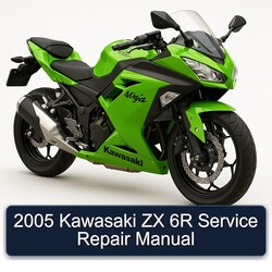 2005 Kawasaki Ninja ZX 6R Service Repair Workshop Manual PDF