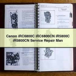 Canon IRC6800C IRC6800CN IR5800C IR5800CN MAN Service Repair Workshop Manual PDF