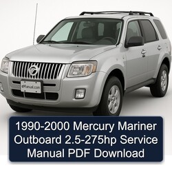 1990-2000 Mercury Mariner Outboard 2.5-275hp Service Repair Workshop Manual PDF
