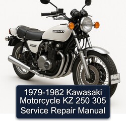 1979-1982 Kawasaki KZ Series Motorcycle 250 305 Service Repair Workshop Manual PDF