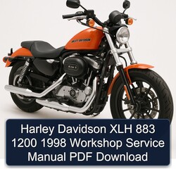 1998 Harley Davidson Model 125 XLH 883 1200 Service Repair Workshop Manual PDF