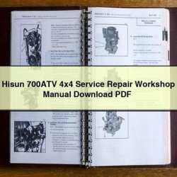 Hisun 700ATV 4x4 Service Repair Workshop Manual PDF