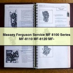 Massey Ferguson MF 8100 Series MF-8110 MF-8120 Service Repair Workshop Manual PDF