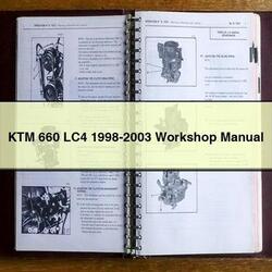 1998-2003 KTM 660 LC4 Service Repair Workshop Manual PDF
