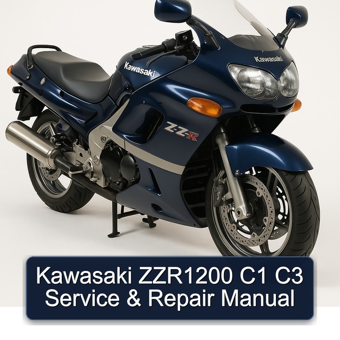 Kawasaki ZZ R Series ZZR1200 C1 C3 Service Repair Workshop Manual PDF
