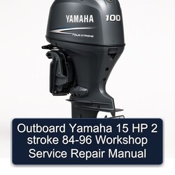 1984-1996 Outboard Yamaha 15 HP 2 Stroke Service Repair Workshop Manual PDF