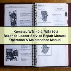 Komatsu WB140-2 WB150-2 Backhoe-loader Operation Service Repair Workshop Manual PDF