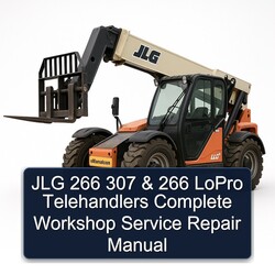 JLG 266 307 Lopro Telehandlers Service Repair Workshop Manual PDF