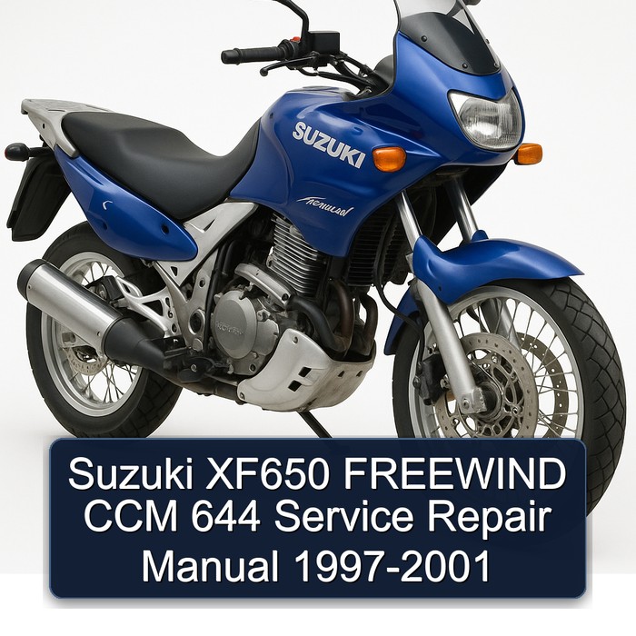 1997-2001 Suzuki XF650 Freewind CCM 644 Service Repair Workshop Manual PDF
