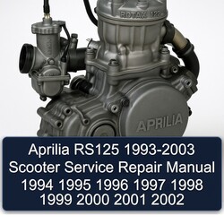 1993-2003 Baotian Aprilia RS125 - Scooter Service Repair Workshop Manual PDF