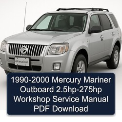 1990-2000 Mercury Mariner Outboard 2.5hp-275hp Service Repair Workshop Manual PDF