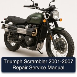 2001-2007 Triumph Scrambler Service Repair Workshop Manual PDF