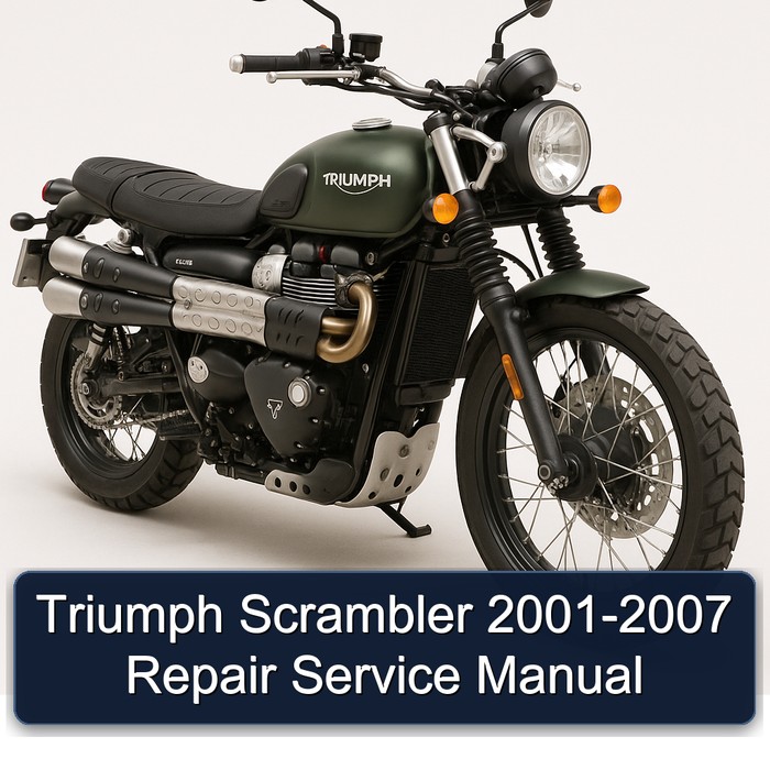 2001-2007 Triumph Scrambler Service Repair Workshop Manual PDF